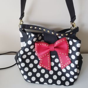 Betsey Johnson bag with a bow